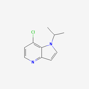 molecular formula C10H11ClN2 B13694425 7-Chloro-1-isopropyl-4-azaindole 