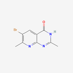 6-Bromo-2,7-dimethylpyrido[2,3-d]pyrimidin-4(3H)-one