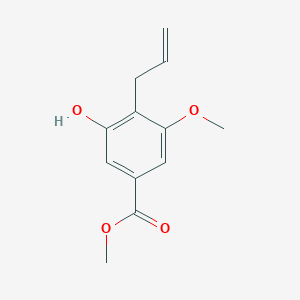 molecular formula C12H14O4 B13694431 Methyl 4-Allyl-3-hydroxy-5-methoxybenzoate 