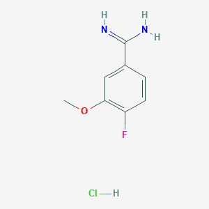 4-Fluoro-3-methoxybenzimidamide Hydrochloride