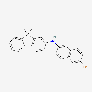 N-(6-Bromonaphthalen-2-yl)-9,9-dimethyl-9H-fluoren-2-amine