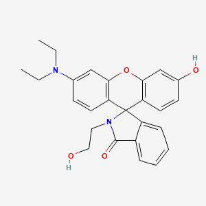 3'-(Diethylamino)-6'-hydroxy-2-(2-hydroxyethyl)spiro[isoindoline-1,9'-xanthen]-3-one