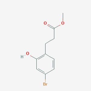 molecular formula C10H11BrO3 B13694593 Methyl 3-(4-Bromo-2-hydroxyphenyl)propanoate 