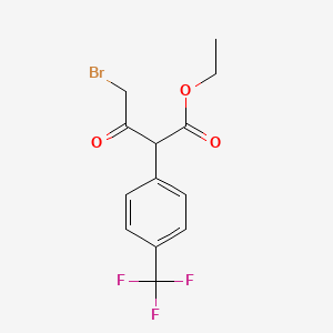 Ethyl 4-Bromo-3-oxo-2-[4-(trifluoromethyl)phenyl]butanoate