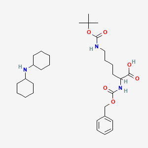 molecular formula C31H51N3O6 B13694607 z-n-epsilon-Boc-l-lysine dicyclohexylammonium salt 