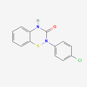 2-(4-Chlorophenyl)-2H-benzo[e][1,2,4]thiadiazin-3(4H)-one