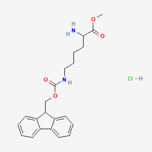 molecular formula C22H27ClN2O4 B13694650 H-Lys(Fmoc)-OMe.HCl 