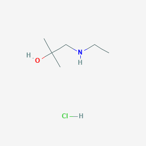 molecular formula C6H16ClNO B1369466 1-(乙氨基)-2-甲基丙烷-2-醇盐酸盐 CAS No. 115893-43-1