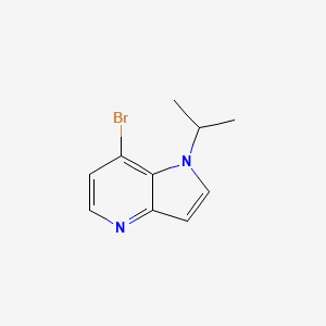 molecular formula C10H11BrN2 B13694663 7-Bromo-1-isopropyl-4-azaindole 