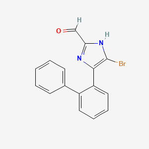 4-(2-Biphenylyl)-5-bromoimidazole-2-carbaldehyde