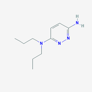 molecular formula C10H18N4 B1369470 N3,N3-dipropylpyridazine-3,6-diamine 