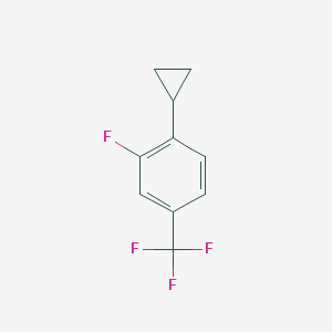 1-Cyclopropyl-2-fluoro-4-(trifluoromethyl)benzene