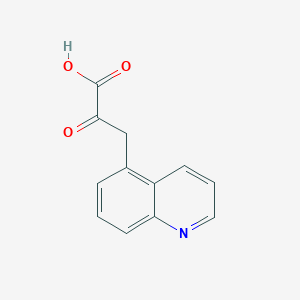 2-Oxo-3-(5-quinolyl)propanoic Acid