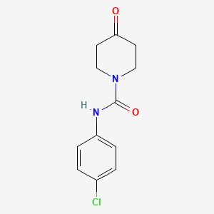 molecular formula C12H13ClN2O2 B1369483 N-(4-chlorophenyl)-4-oxopiperidine-1-carboxamide 