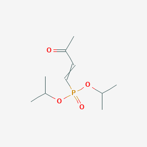 molecular formula C10H19O4P B13694831 Diisopropyl (3-Oxo-1-buten-1-yl)phosphonate CAS No. 89021-25-0