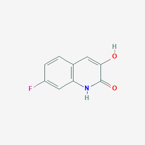 7-Fluoro-3-hydroxyquinolin-2(1H)-one