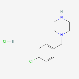 molecular formula C11H16Cl2N2 B1369487 1-(4-Chloro-benzyl)-piperazine hydrochloride CAS No. 435342-11-3