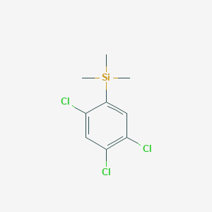 molecular formula C9H11Cl3Si B13694883 Trimethyl(2,4,5-trichlorophenyl)silane 