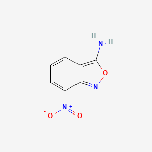 molecular formula C7H5N3O3 B13694891 3-Amino-7-nitrobenzisoxazole 