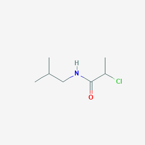 molecular formula C7H14ClNO B1369490 2-chloro-N-isobutylpropanamide CAS No. 87603-45-0