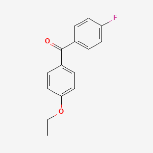 molecular formula C15H13FO2 B1369498 (4-Ethoxy-phenyl)-(4-fluoro-phenyl)-methanone 