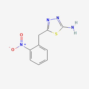 2-Amino-5-(2-nitrobenzyl)-1,3,4-thiadiazole