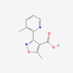 5-Methyl-3-(3-methylpyridin-2-yl)isoxazole-4-carboxylic acid