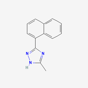 3-Methyl-5-(1-naphthyl)-1H-1,2,4-triazole