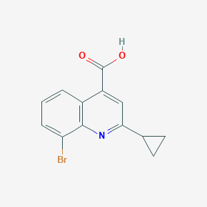 8-Bromo-2-cyclopropylquinoline-4-carboxylic acid