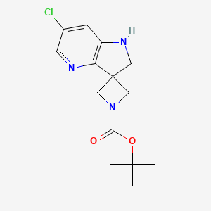 1-Boc-6'-chloro-1',2'-dihydrospiro[azetidine-3,3'-pyrrolo[3,2-b]pyridine]