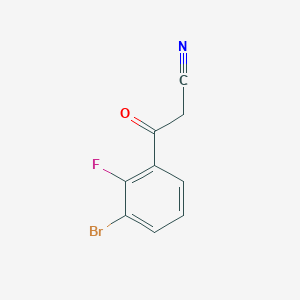 3-(3-Bromo-2-fluorophenyl)-3-oxopropanenitrile