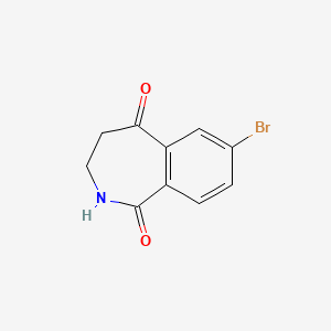 7-Bromo-3,4-dihydro-1H-benzo[c]azepine-1,5(2H)-dione