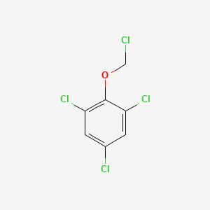 molecular formula C7H4Cl4O B13695122 1,3,5-Trichloro-2-(chloromethoxy)benzene 