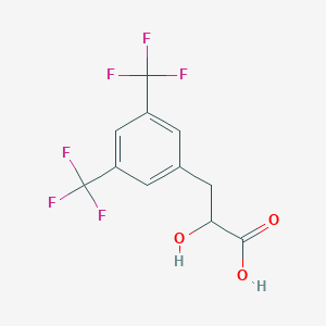 3-[3,5-Bis(trifluoromethyl)phenyl]-2-hydroxypropanoic acid