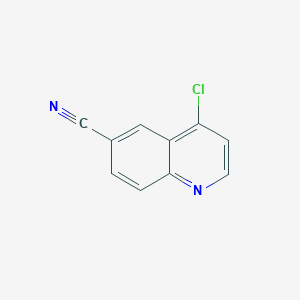 molecular formula C10H5ClN2 B1369515 4-氯喹啉-6-碳腈 CAS No. 219763-83-4