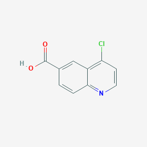 molecular formula C10H6ClNO2 B1369516 4-氯喹啉-6-羧酸 CAS No. 386207-77-8