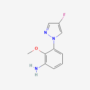 3-(4-Fluoro-1-pyrazolyl)-2-methoxyaniline