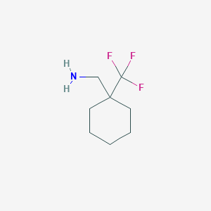 molecular formula C8H14F3N B1369522 (1-(Trifluoromethyl)cyclohexyl)methanamine 