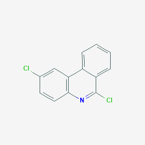 molecular formula C13H7Cl2N B13695220 2,6-Dichlorophenanthridine CAS No. 38052-81-2