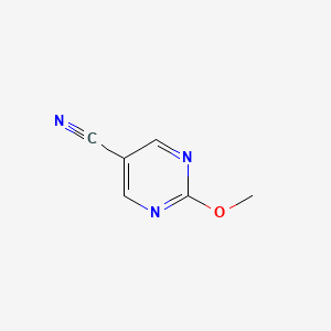 molecular formula C6H5N3O B1369525 2-甲氧基嘧啶-5-碳腈 CAS No. 38373-47-6