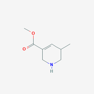 molecular formula C8H13NO2 B13695287 Methyl 5-methyl-1,2,5,6-tetrahydropyridine-3-carboxylate 