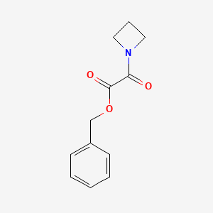 molecular formula C12H13NO3 B13695303 Benzyl 2-(Azetidin-1-yl)-2-oxoacetate 