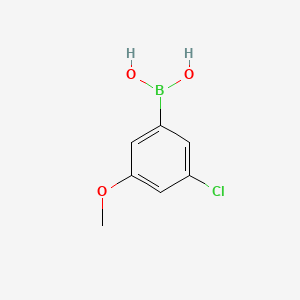 molecular formula C7H8BClO3 B1369531 3-Chloro-5-methoxyphenylboronic acid CAS No. 915201-07-9