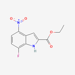 Ethyl 7-Fluoro-4-nitroindole-2-carboxylate