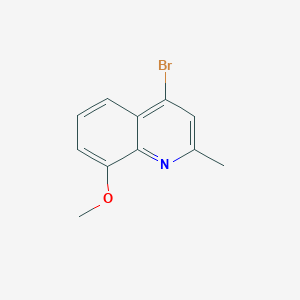 molecular formula C11H10BrNO B1369538 4-Bromo-8-methoxy-2-methylquinoline CAS No. 927800-62-2