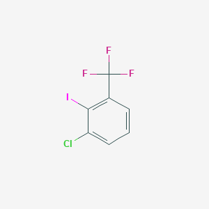 molecular formula C7H3ClF3I B1369539 1-Chloro-2-iodo-3-(trifluoromethyl)benzene CAS No. 203626-41-9
