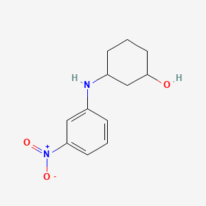 3-[(3-Nitrophenyl)amino]cyclohexanol