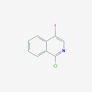 molecular formula C9H5ClIN B1369540 1-氯-4-碘异喹啉 CAS No. 927801-77-2