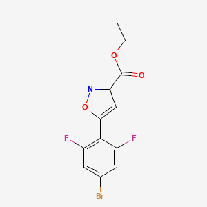 Ethyl 5-(4-Bromo-2,6-difluorophenyl)isoxazole-3-carboxylate