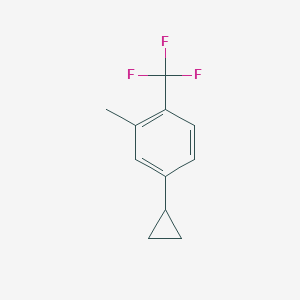 4-Cyclopropyl-2-methyl-1-(trifluoromethyl)benzene